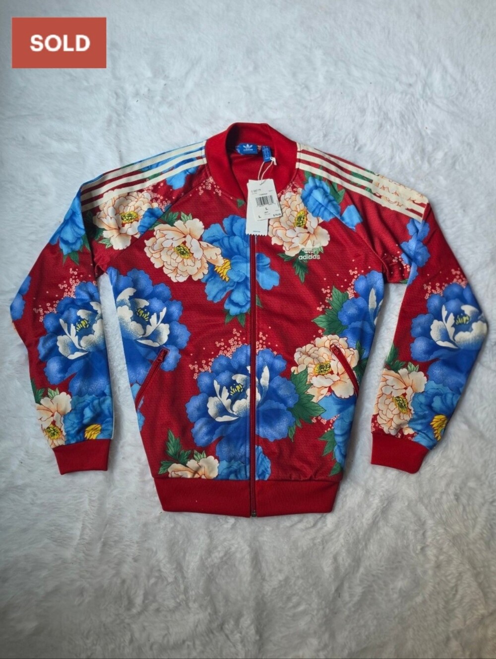 NWT Adidas Originals x Farm Rio Chita Floral Track Jacket | L